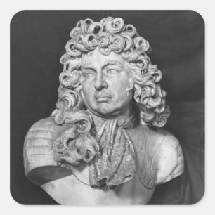 Sticker Carré Buste de Francois de Crequy, c.1690