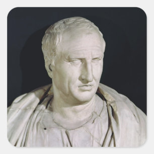 Sticker Carré Buste de Marcus Tullius Cicero