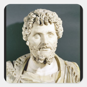 Sticker Carré Buste d'empereur Septimus Severus