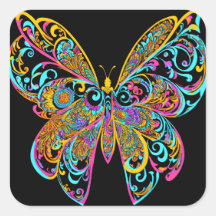 BUTTERFLY MANDALA ART POUR LA MÉDITATION SPIRITUEL