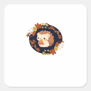 Sticker Carré C’est l’automne Y’all Simple Clean