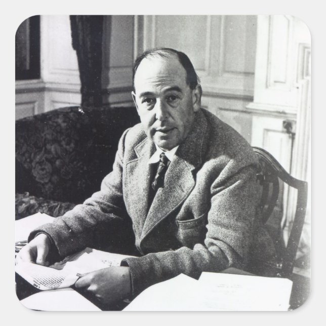 Sticker Carré C.S. Lewis (Devant)