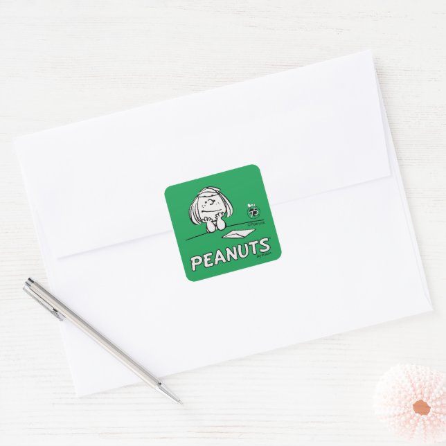Sticker Carré cacahuètes | Pepperment Patty Thoughts (Enveloppe)