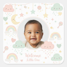 Cadeau de photo de bébé Bienvenue Petit Un