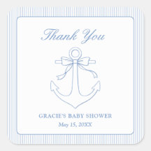 Cadeau de remerciement pour une Baby Shower garçon