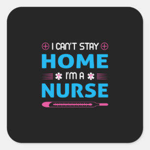 Sticker Carré Cadeau infirmière Je Suis Infirmière