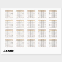 Sticker Carré Calendario mensual gratuito Calcomanía