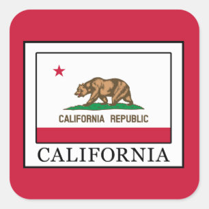 Sticker Carré Californie