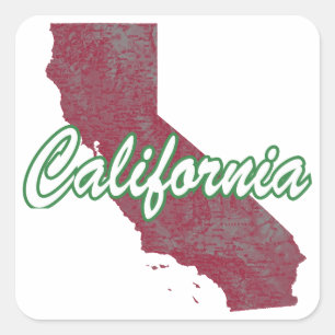 Sticker Carré Californie