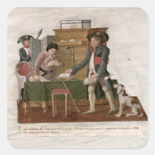 Sticker Carré Campagnards Fol.55 et le commutateur d'argent