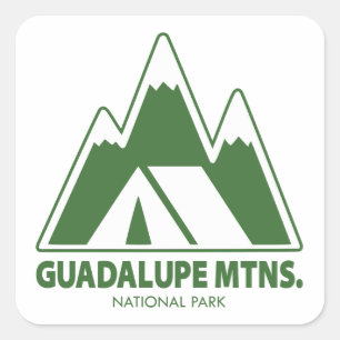 Sticker Carré Camping dans les montagnes du parc national de Gua