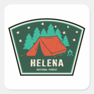 Sticker Carré Camping forestier national d'Helena