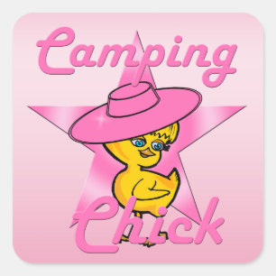 Sticker Carré Camping poussette #8