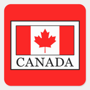 Sticker Carré Canada
