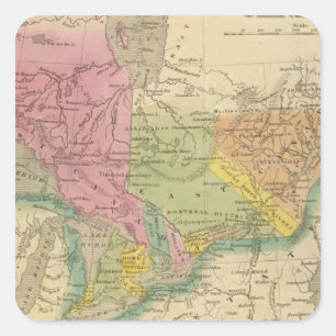 Sticker Carré Canada 2