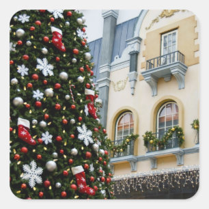 Sticker Carré Canada, Alberta, Edmonton. West Edmonton Mall.