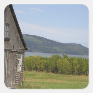 Sticker Carré Canada, Québec, L'isle-aux-Coudres,