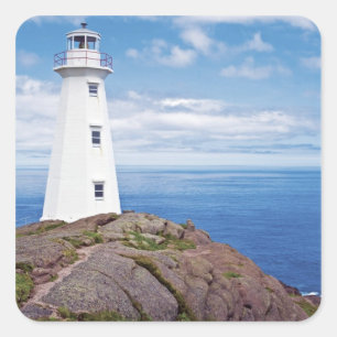 Sticker Carré Canada, Terre-Neuve, cap Spear National