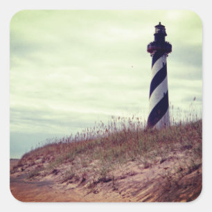 Sticker Carré Cape Hatteras Lighthouse
