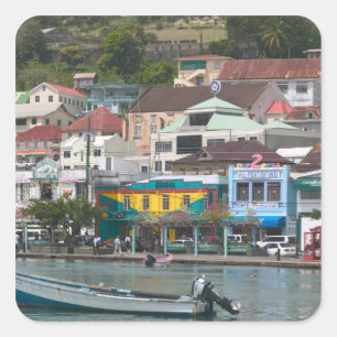 Sticker Carré Caraïbes, GRENADA, St. George's, St. George's