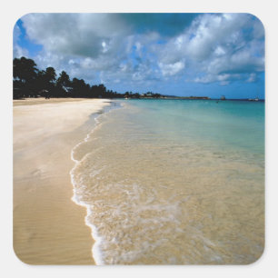 Sticker Carré Caraïbes, îles Sous-le-Vent, Antigua, Dickenson