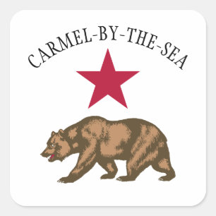 Sticker Carré Carmel-by-the-Sea, Californie