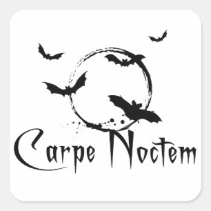 Sticker Carré Carpe noctem