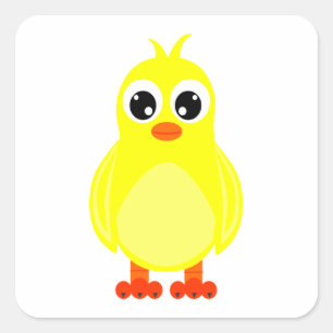 Sticker Carré Carré mignon bébé poussette