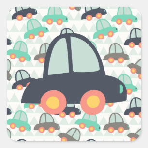 Sticker Carré Cars et More
