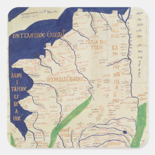 Sticker Carré Carte de la France, de 'Geographia