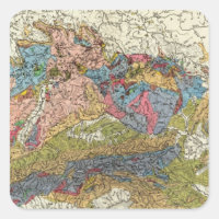 Carte géologique de l'Allemagne