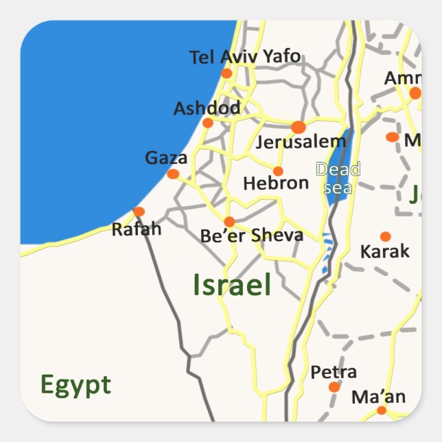 Sticker Carré Carte Israël.JPG (Devant)