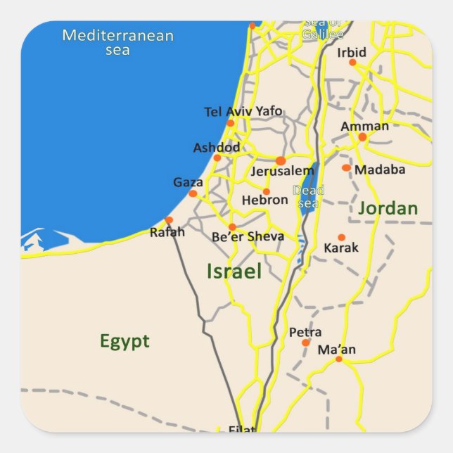 Sticker Carré Carte Israël.JPG (Devant)