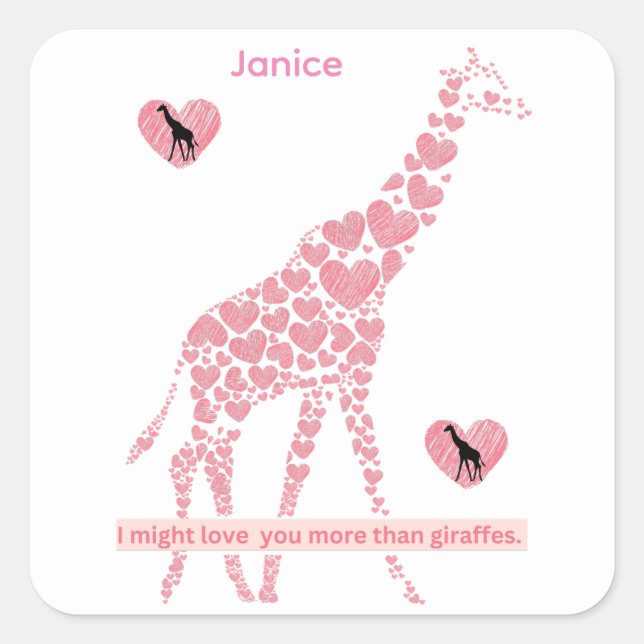 Sticker Carré Carte postale (Devant)