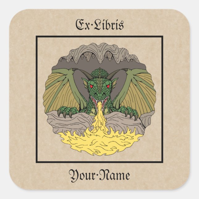 Sticker Carré Catalogue Cavern Dragon 2016 (Devant)