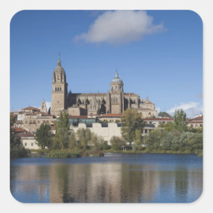 Sticker Carré Cathédrales et ville de Salamanque