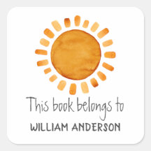 Ce Livre Appartient À - Sunshine Personnalisé