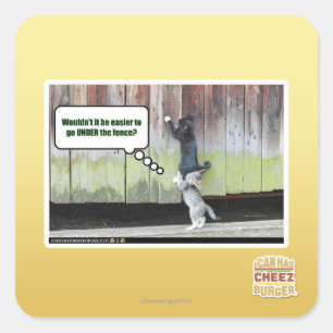 Sticker Carré Ce ne serait pas plus facile