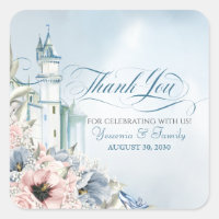 Cendrillon Fairy Tale Bleu clair Merci rose