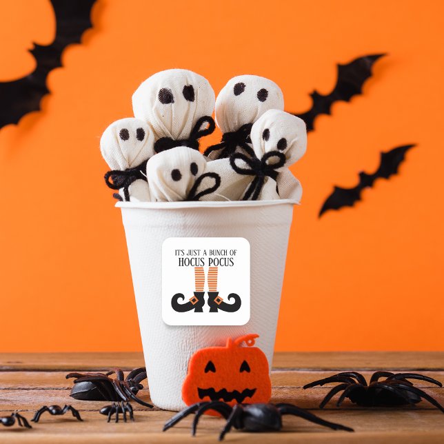 Sticker Carré C'est juste un tas de Hocus Pocus (It's Just A Bunch Of Hocus Pocus Square Sticker)