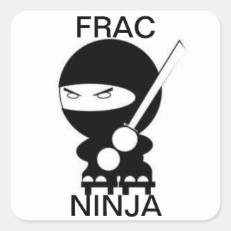 Sticker Carré Champ pétrolier de Frac