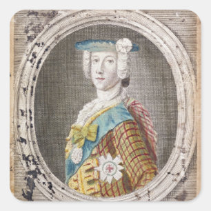 Sticker Carré Charles Edouard Stuart
