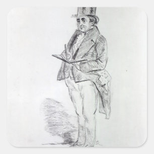 Sticker Carré Charles Martin   Joseph Mallord William Turner, 18