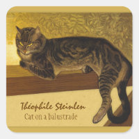Chat sur balustrade CC0234 Théophile Steinlen