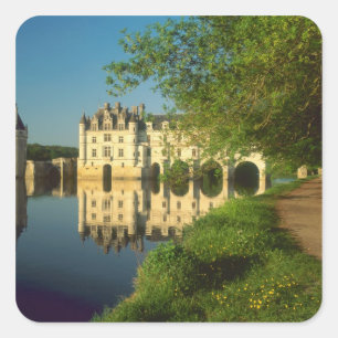 Sticker Carré Château de Chenonceau, Vallée de la Loire,