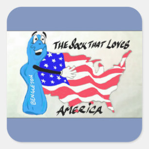 Sticker Carré Chaussettes Bengelton