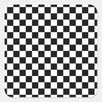 Check Black White Checkered Pattern