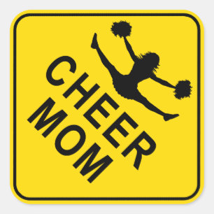 Sticker Carré Cheer Maman