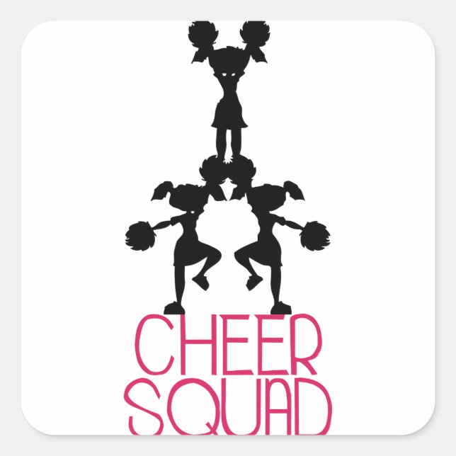 Sticker Carré Cheer Squad (Devant)