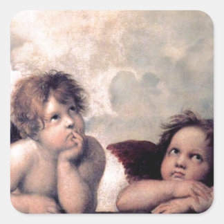 Sticker Carré Chef-d'oeuvre de Sweet Italian Angels Renaissance